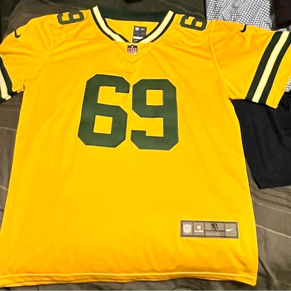 Men's Green Bay Packers David Bakhtiari #69 Gold Inverted Legend Limited Jersey - Picture 1 of 2